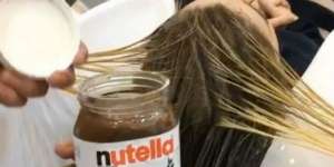 Mewarnai Rambut Menggunakan Nutella, Hasilnya Mengejutkan