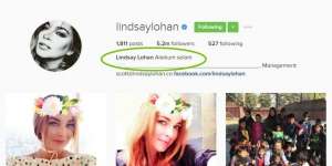Pajang Salam di Akun Instagram, Lindsay Lohan Mualaf?