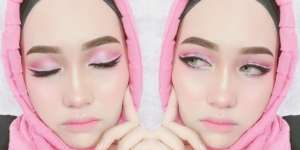 Asyalliee Ahmad: Tutorial Makeup Nuansa Pink, Terlihat Feminin