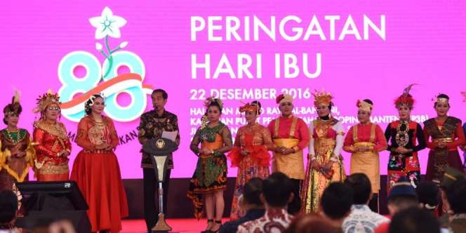 Jokowi: Gatotkaca Kalah Sama Ibu-ibu