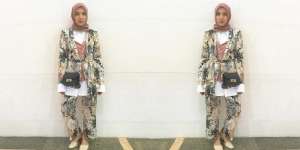 Jenahara: Gaya Formal 'Flower Print'