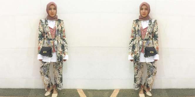 Jenahara: Gaya Formal 'Flower Print'