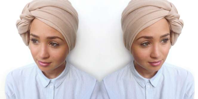 Maria Alia: Cara Mudah Bikin Hijab Turban dari Pashmina