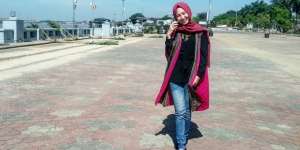 #HOTD: Salsabila Mayang Sari, Gaya Kasual dengan Outer