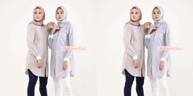 Callanda Hijab: Kemeja Bergaris Cocok untuk Acara Formal