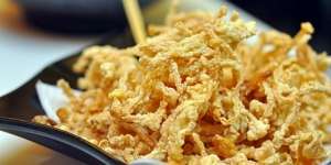 Resep Jamur Enoki Krispi, Bikin Ketagihan