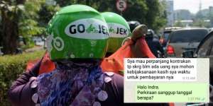 Kisah Driver Gojek dengan Ibu Kos Ini Bikin Haru Netizen