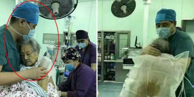 Merinding! Lihat Dokter Tenangkan Pasien Berusia 102 Tahun
