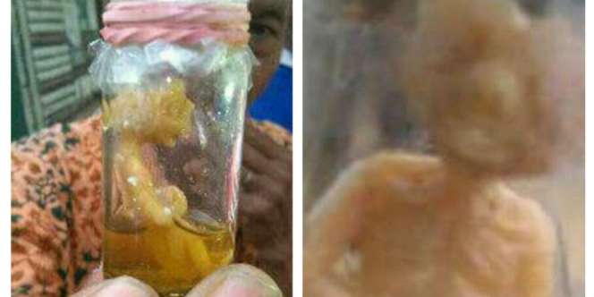 Ditemukan Bayi dalam Botol di Kendal, Penjelmaan Tuyul?