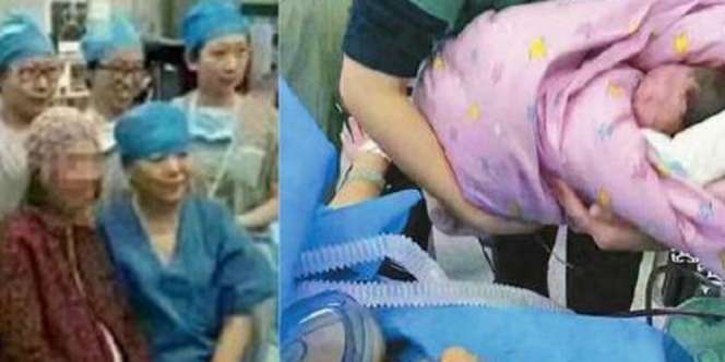 Bikin Haru, Si Ibu Melahirkan Bayi Ternyata Usianya...