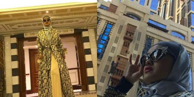 Gaya Modis dan Glamor Julia Perez Saat Umrah Jadi Sorotan