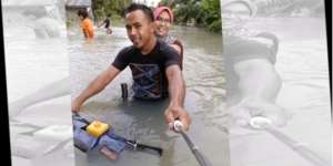 Modal Rp150 Ribu, Motor Butut Bisa Menyelam Dalam Banjir
