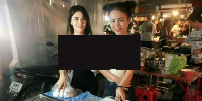 Gadis Cantik Tukang Pisang Goreng Bikin Netizen Heboh