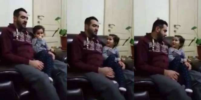 Masya Allah, Malaikat Kecil Bimbing Sang Ayah Mengahafal Quran