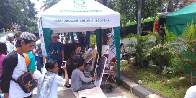 Kala Massa Penentang Ahok Lelang Lukisan untuk Dana Aksi