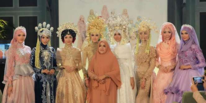 Busana Pengantin Muslimah Tradisional ala Miarosa