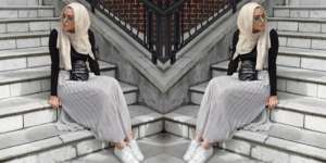 Summer Albarcha: 6 Paduan Rok Midi di Musim Hujan