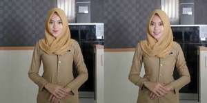 Hijabers PNS Cantik Ini Bikin Hati Kaum Adam Meleleh
