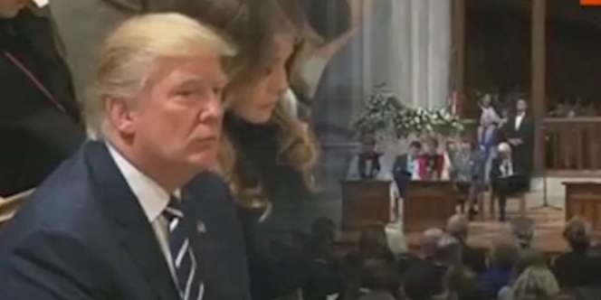 Video Ekspresi Donald Trump Saat Dengarkan Lantunan Al-Quran