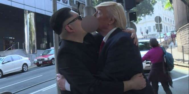 Geger Trump dan Kim Jong-un Mesra di Hong Kong