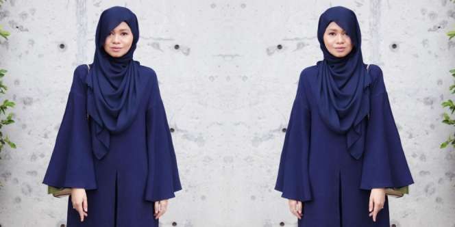 R Nadia Sabrina: Tutorial Hijab Pari-pari, Seperti Apa?