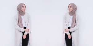 Imane: 5 Tutorial Hijab Simpel dari Bahan Chiffon