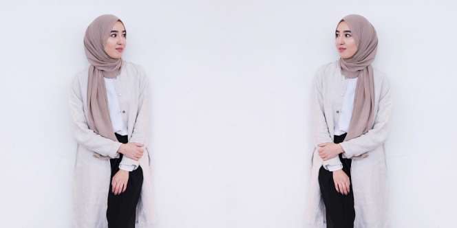 Imane: 5 Tutorial Hijab Simpel dari Bahan Chiffon