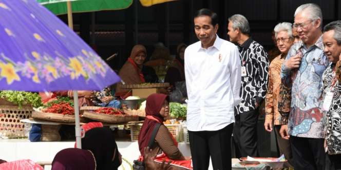 Cerita Jokowi Sampai 3 Kali Katakan Gak Mau di Peresmian Pasar