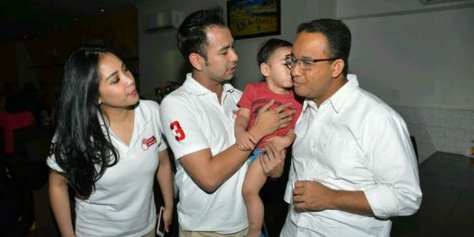 Bikin Gemas, Rafathar Cium Pipi Anies Baswedan