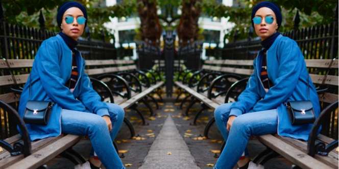 Saufeeya Goodson: Makin Kasual dengan Jaket 'Oversized'