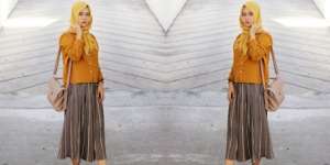 #HOTD: Ide Paduan Warna Ala Syafira Mahfuzi untuk ke Kampus