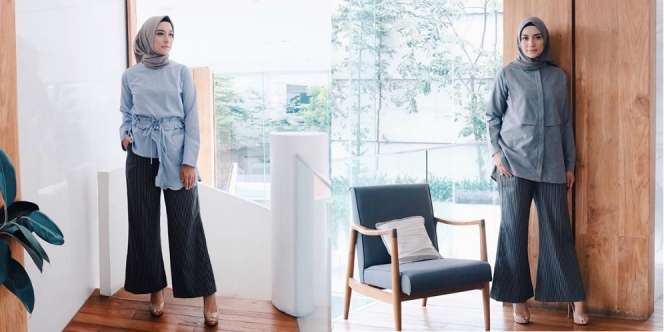 Tampil Chic dengan Padanan Busana Oversize dan Rok Lurus