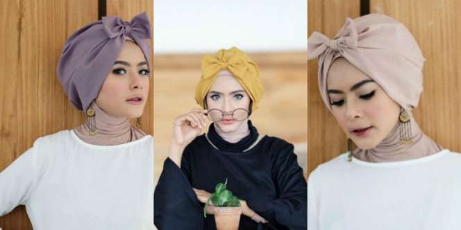  Bow Turban, Jaga Penampilan Tetap Feminin