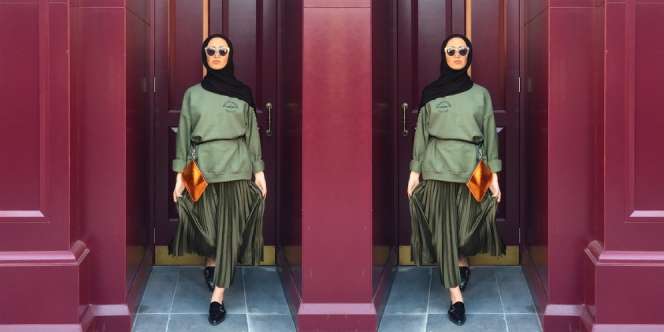 Leena Al Ghouti: Tak Mesti Loreng untuk Tampilan 'Army Look'