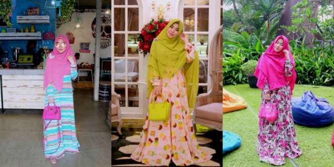 Tepis Kesan Kuno, Busana Syar`i Tampil Lebih Playful