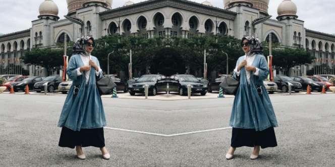 Shea Rasol: Kardigan Panjang Dipadu Rok, Cocok?