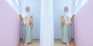 Ghaida Tsurayya: Inspirasi Busana Syar`i Pastel