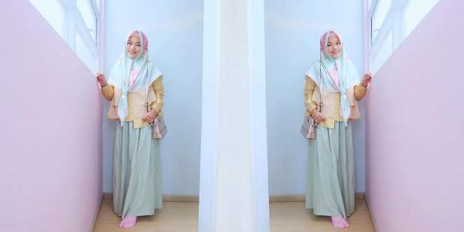 Ghaida Tsurayya: Inspirasi Busana Syar`i Pastel