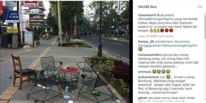 Trotoar Dago Dikotori, Wali Kota Bandung Kang Emil Ngamuk