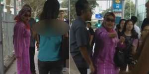 Cara Istri `Damprat` Selingkuhan Suami, Jadi Sorotan