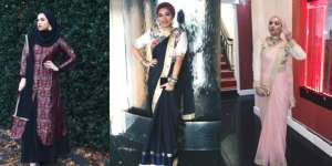 Anggunnya Hijab Ala Artis Bollywood Saima Chowdhury