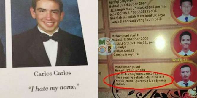 11 Pesan dan Kesan Teraneh di Buku Alumni