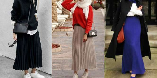 5 Inspirasi Padupadan Pleats Skirts dari Selebgram Luar Negeri