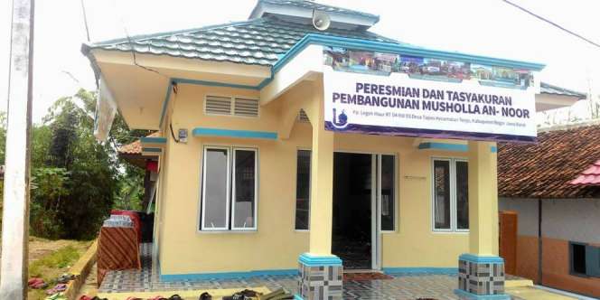 Dulu Memprihatinkan, Kini jadi Mushola Termegah di Tapos