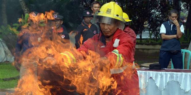 Mabes TNI AU Cilangkap Kebakaran
