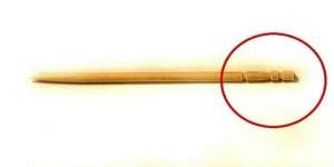 Terkuak, Fungsi Bagian Tumpul Tusuk Gigi