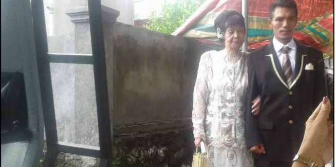 Heboh Pernikahan Pemuda dengan Nenek 82 Tahun