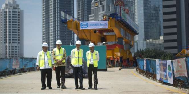 Acungan Jempol Jokowi untuk Proyek Simpang Semanggi