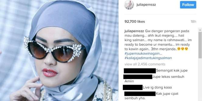 Gaya Julia Perez Curi Perhatian Pangeran Saudi