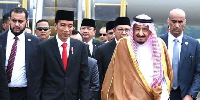 Hujan Lebat Sambut Kedatangan Raja Saudi di Istana Bogor